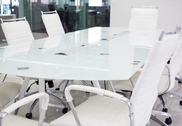 Sell Old Office Furniture Modern Glass Table
